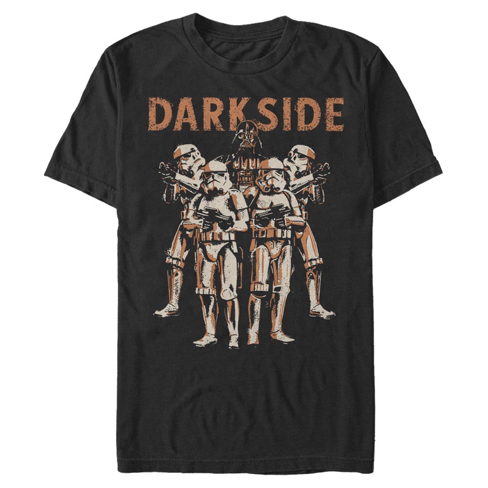 Star Wars - Vader & Troopers Standing Room Only - Männer T-Shirt - Schwarz - Vorne