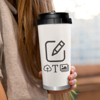 Thermobecher - Weiß