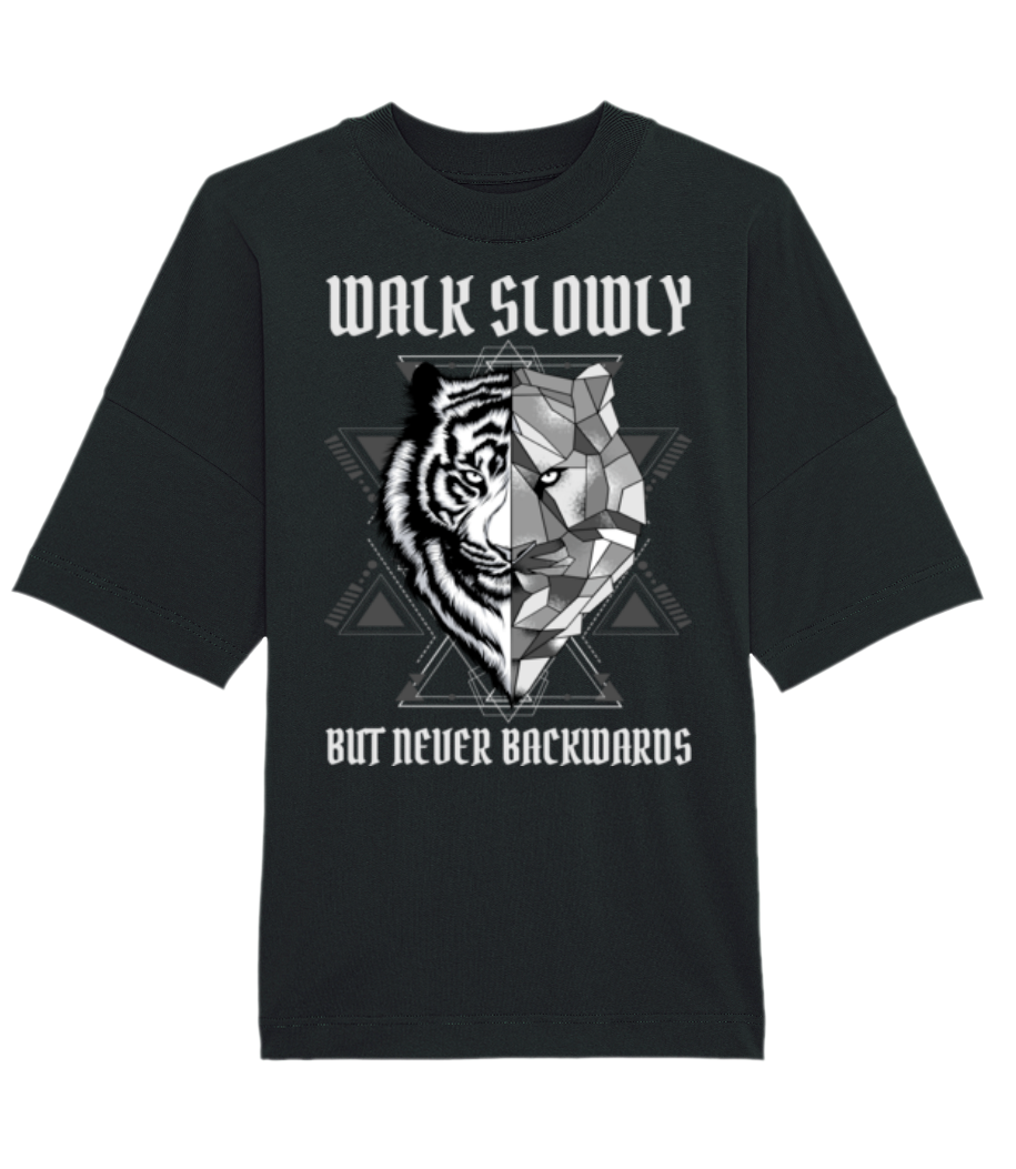 Walk Slowly Never Backwards · T-shirt Bio unisexe Stanley Stella extra large