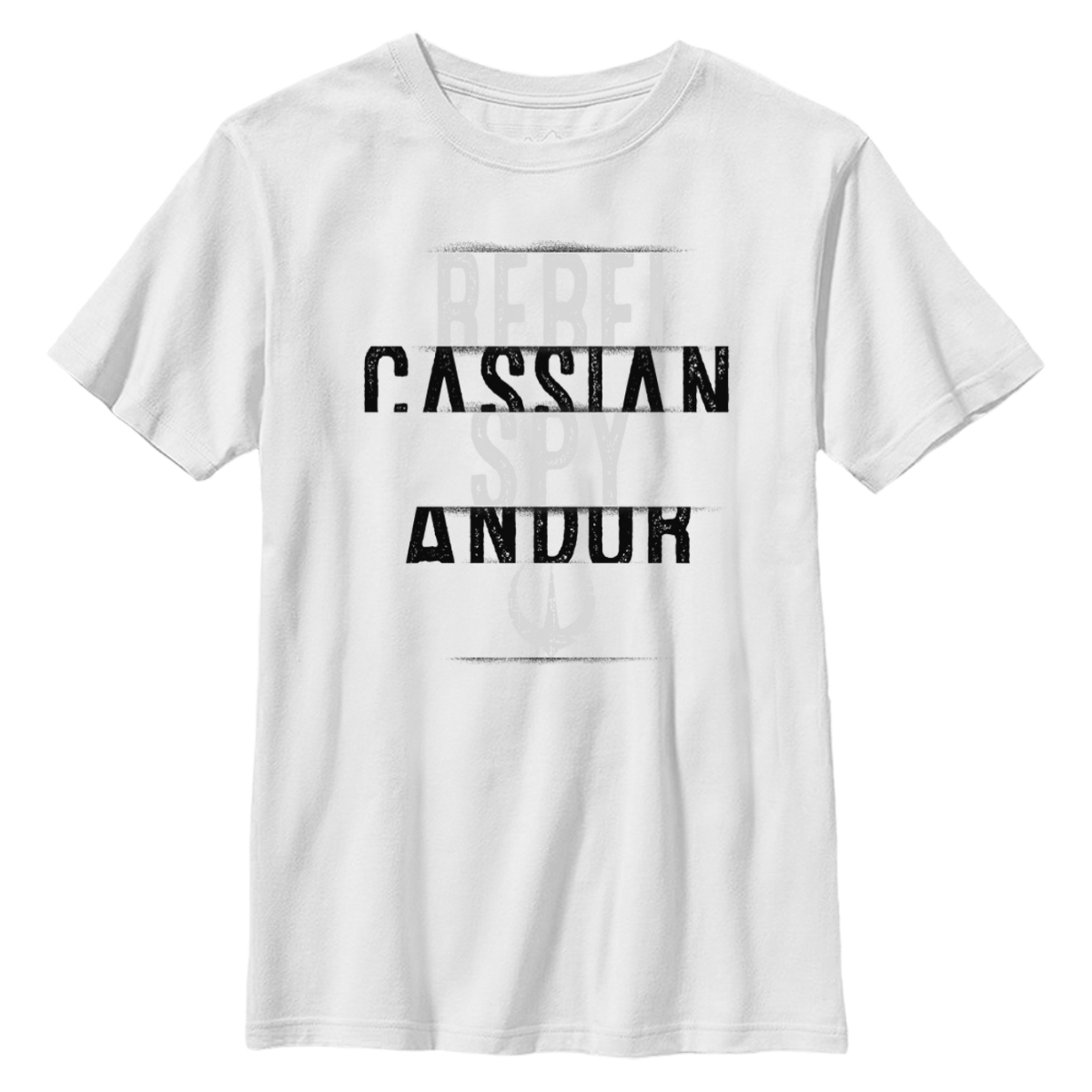 Star Wars - Andor - Cassian Andor Spy Text Stack - Enfant T-shirt