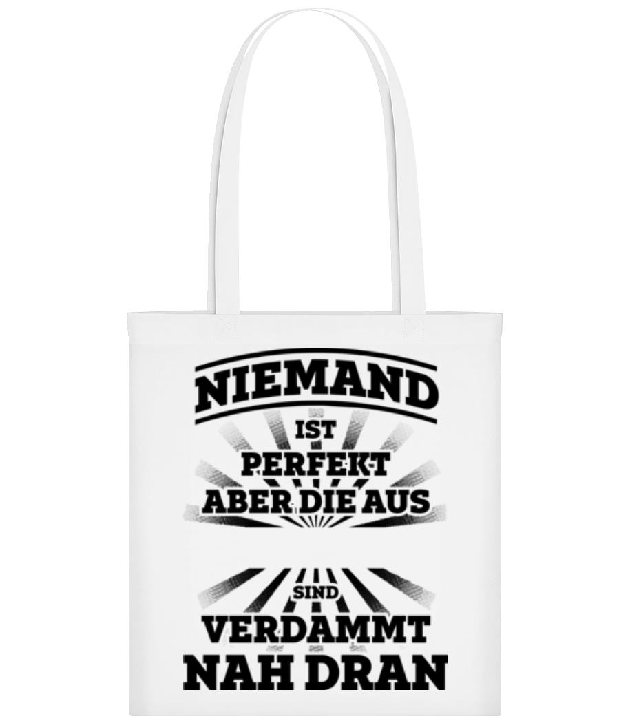 Niemand Ist Perfekt · Stofftasche