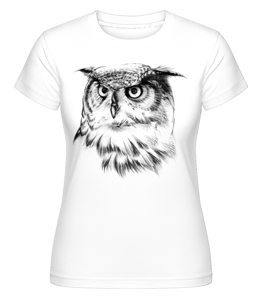 Chouette Réaliste ·  T-shirt Shirtinator femme