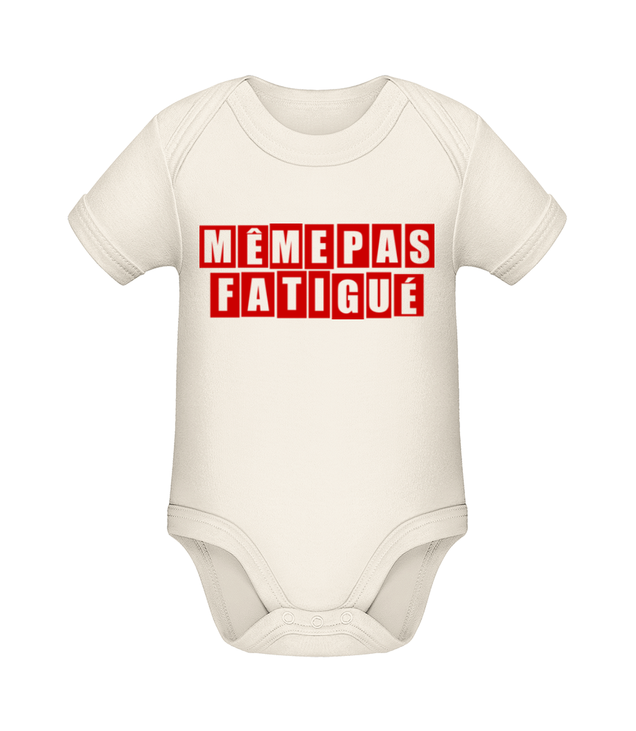 Même Pas Fatiguée · Body manches courtes bio
