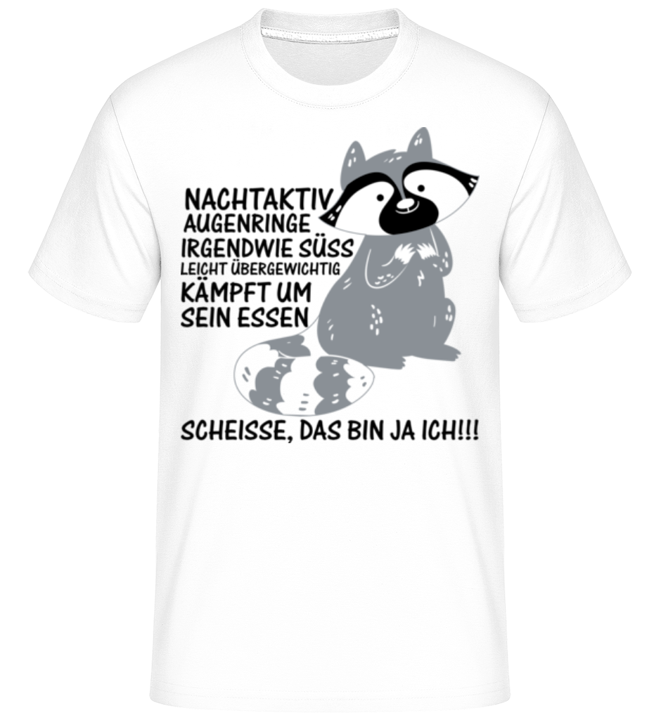 Nachtaktiver Waschbär · Shirtinator Männer T-Shirt
