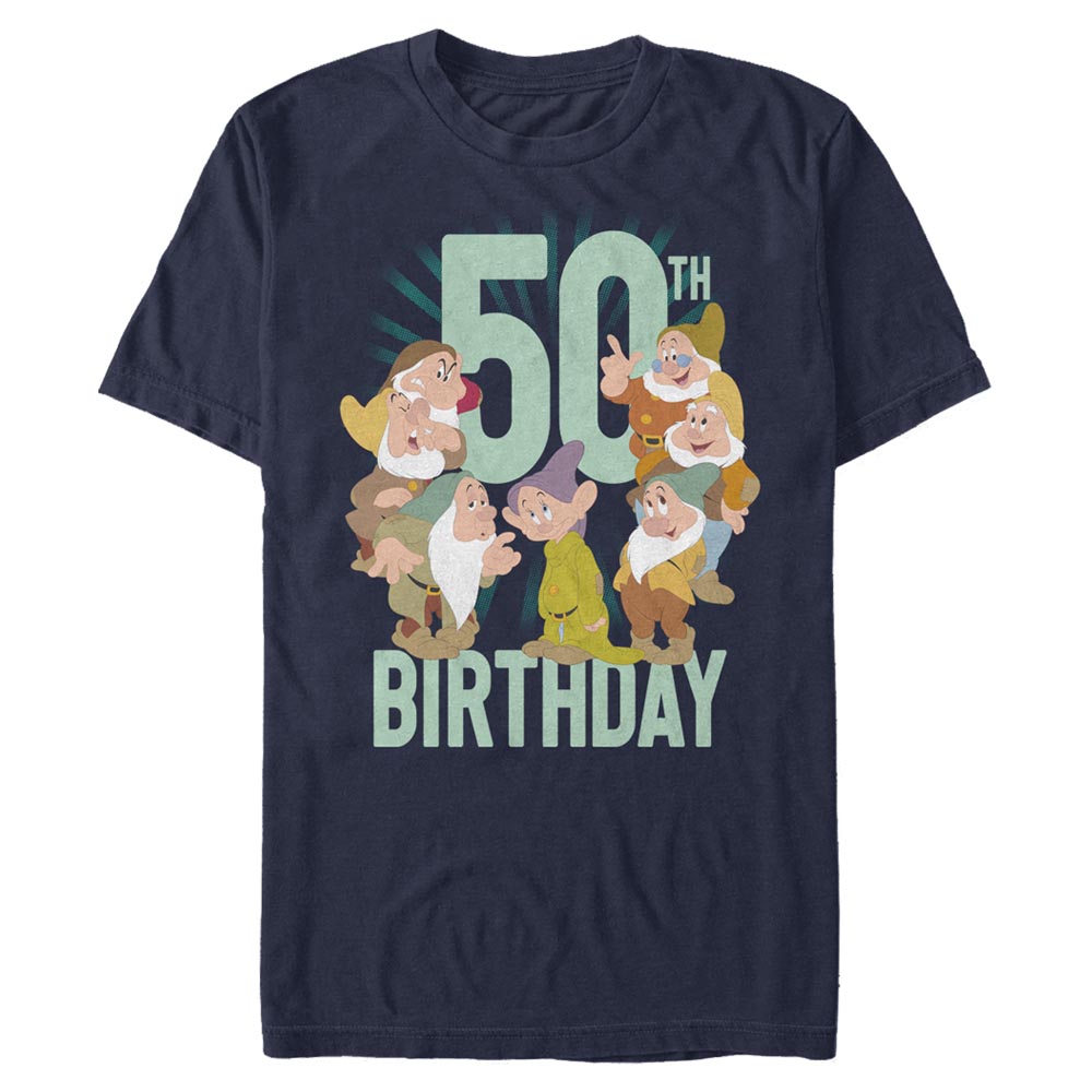 Disney - Blanche-Neige et les Sept Nains - Photo de groupe Dwarves Fifty Bday - Homme T-shirt