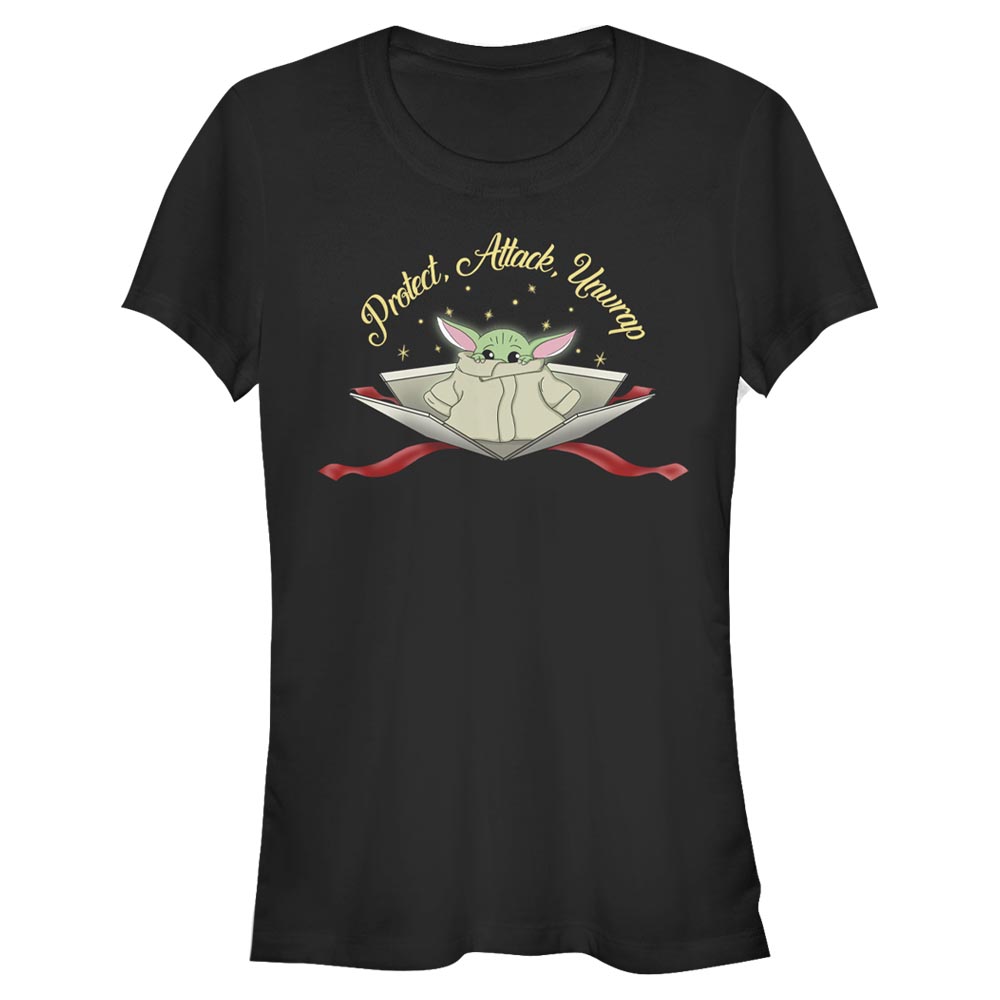 Star Wars - The Mandalorian - The Child Protect Attack Unwrap - Weihnachten - Frauen T-Shirt