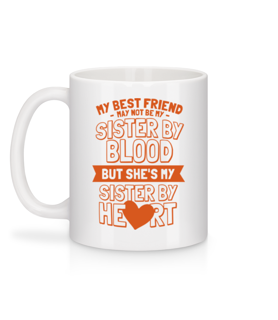 Aperçu: My Sister By Heart - Mug en céramique blanc - Blanc - Derrière
