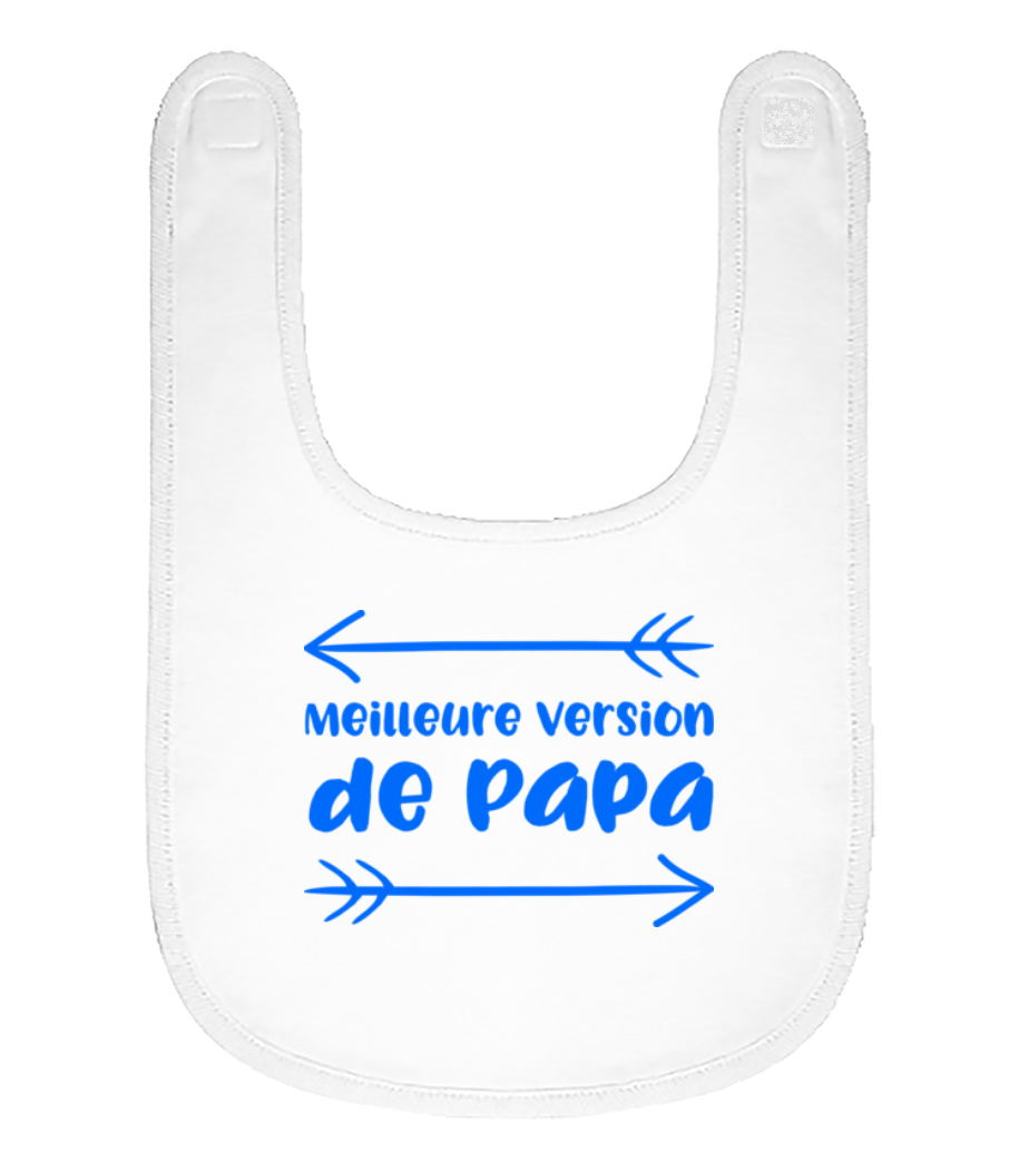 Meilleure Version De Papa · Bavoir Bébé bio