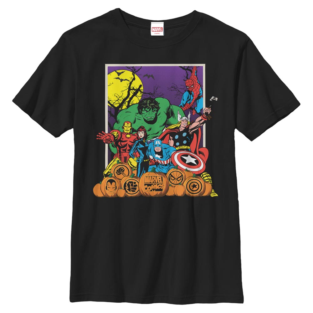 Marvel - Avengers - Photo de groupe Halloween Pals - Halloween - Enfant T-shirt