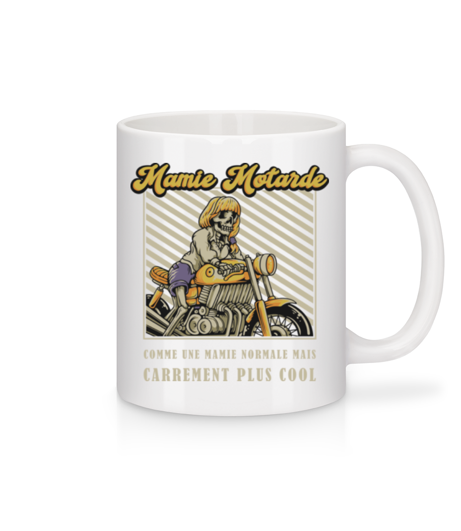 Mamie Motarde · Mug en céramique blanc