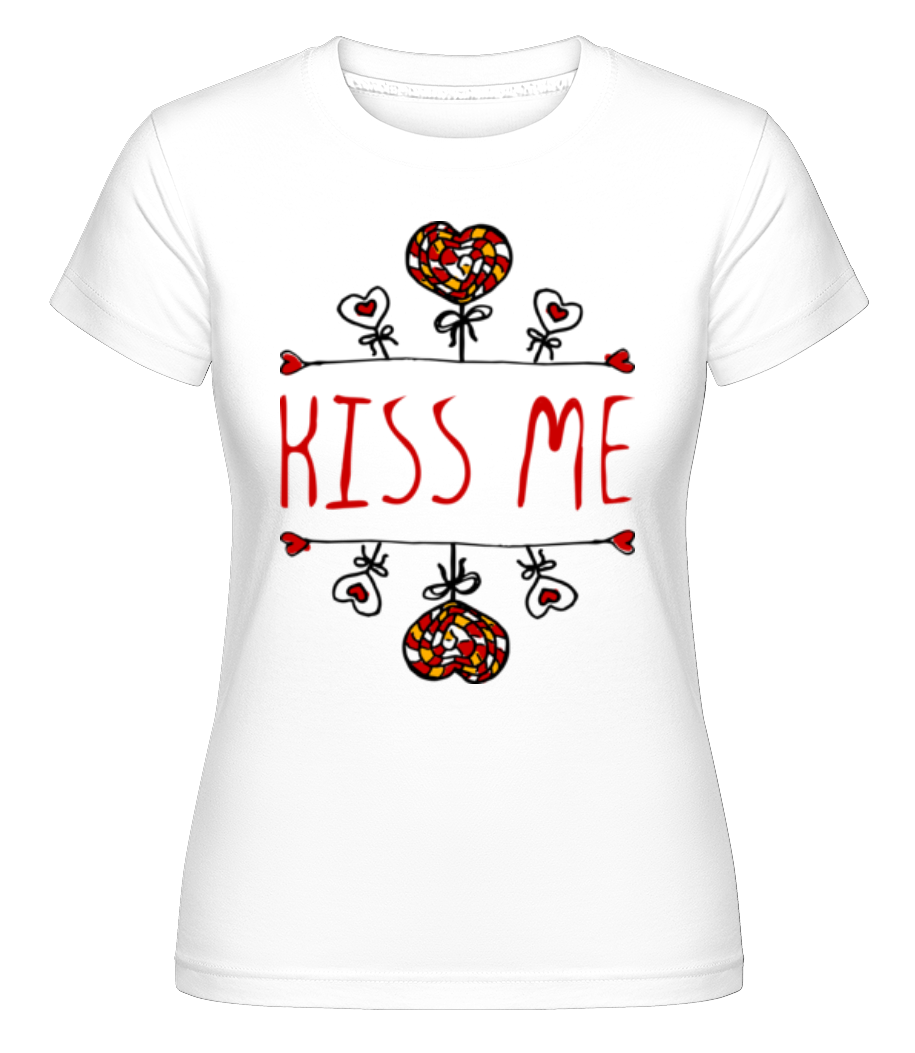 Kiss Me Logo Red ·  T-shirt Shirtinator femme
