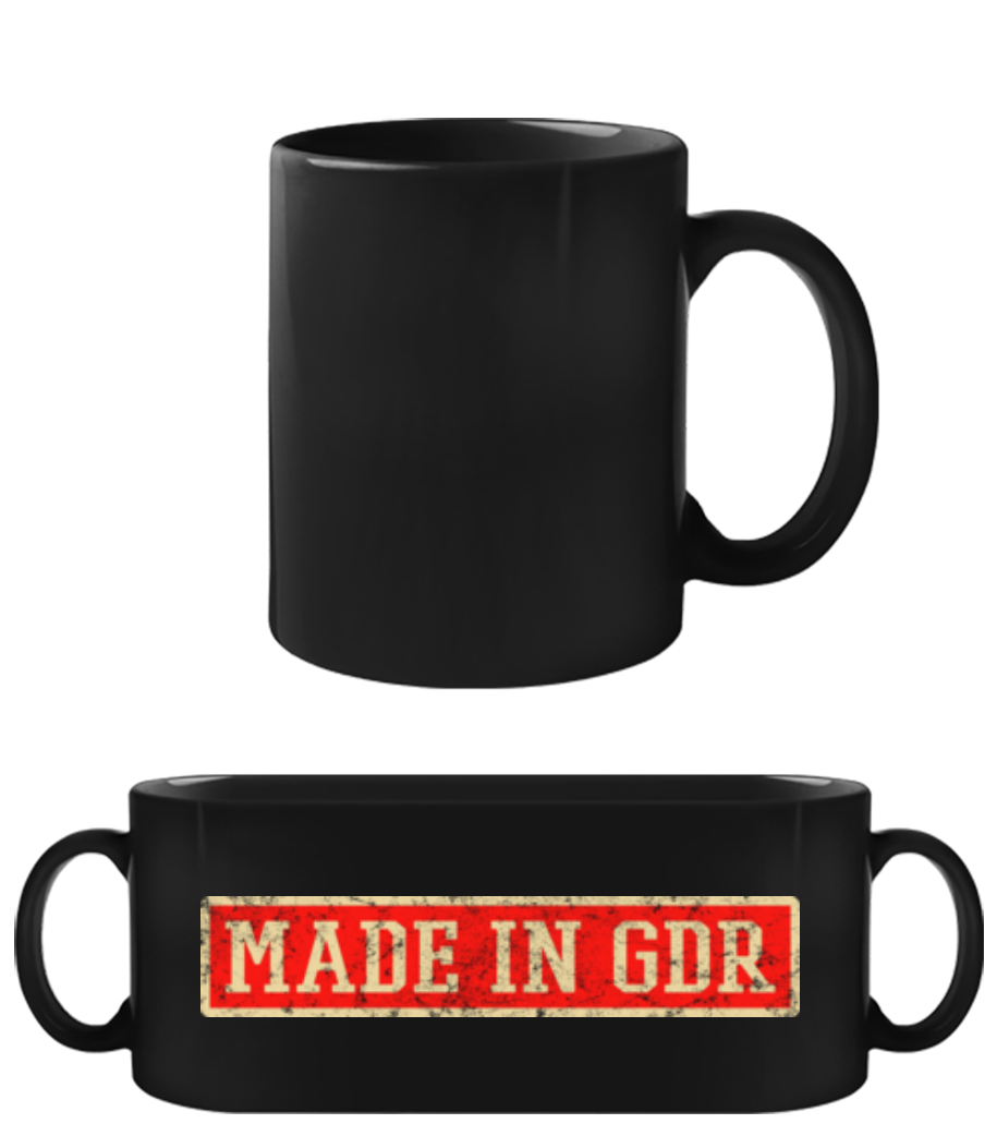 Made In GDR · Schwarze Tasse