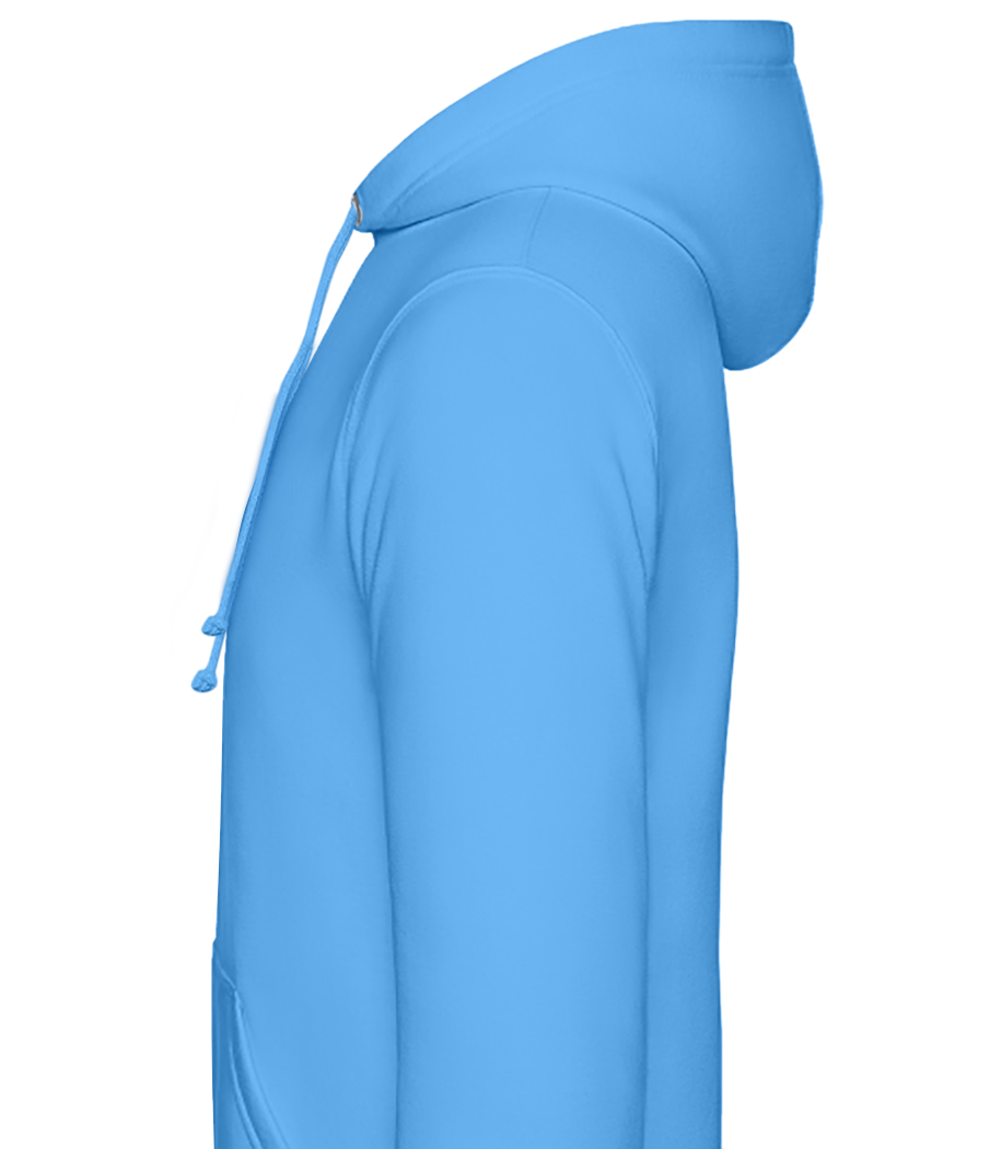 Logo Saint Valentin - Sweat à capuche Homme - Bleu clair - Gauche