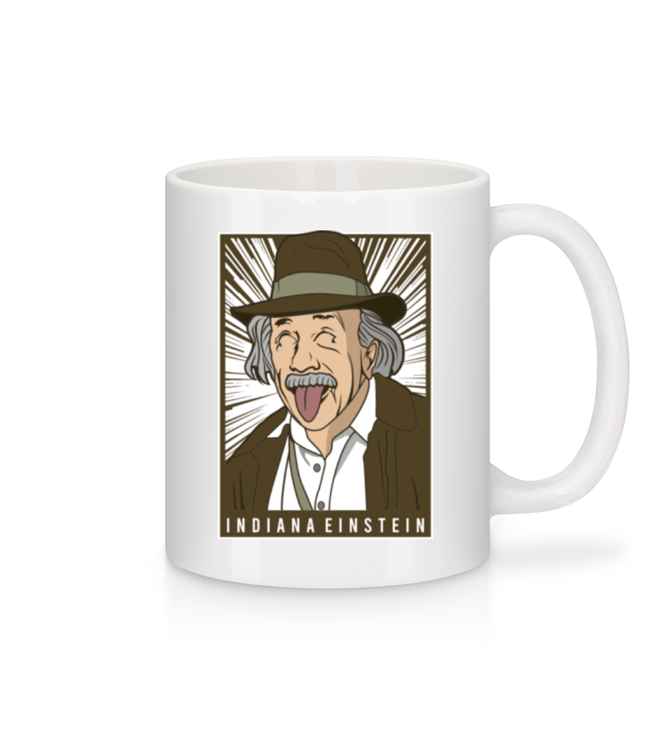 Indiana Jones Einstein · Mug en céramique blanc