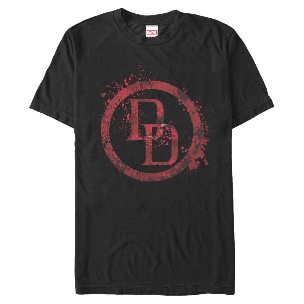 Marvel - The Defenders - Daredevil DD Splatter Icon - Homme T-shirt