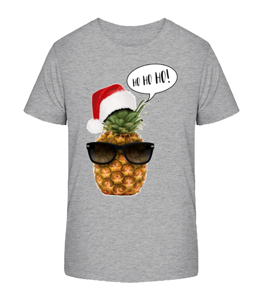 Santa Ananas - T-shirt bio Enfant Stanley Stella 2.0 - Gris chiné - Devant