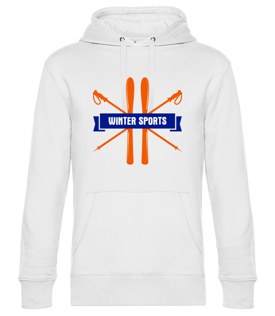 Winter Sports Sign · Sweat à capuche standard homme