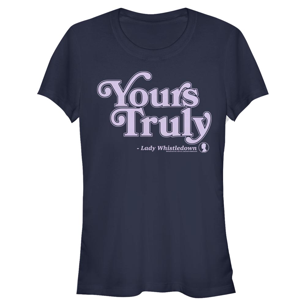 Netflix - La chronique des Bridgerton - Lady Whistledown Your Whistledown - Femme T-shirt