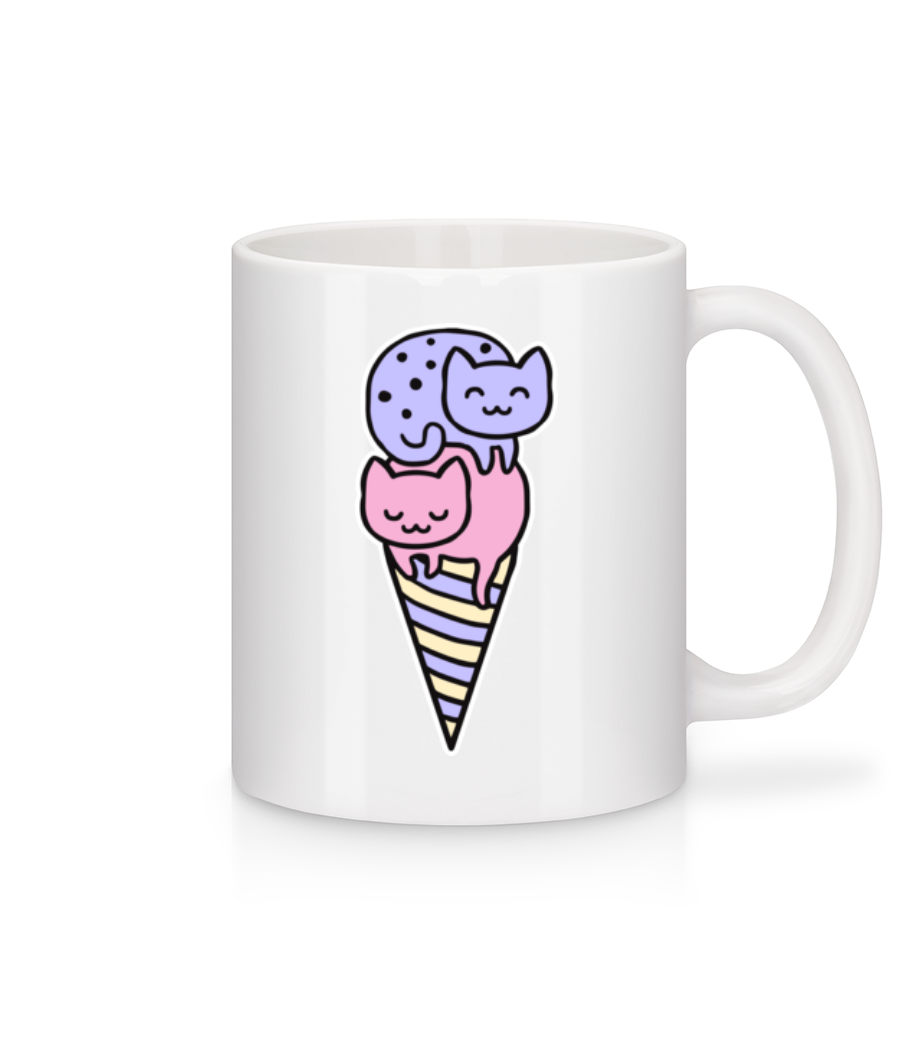 Glace De Chats · Mug en céramique blanc
