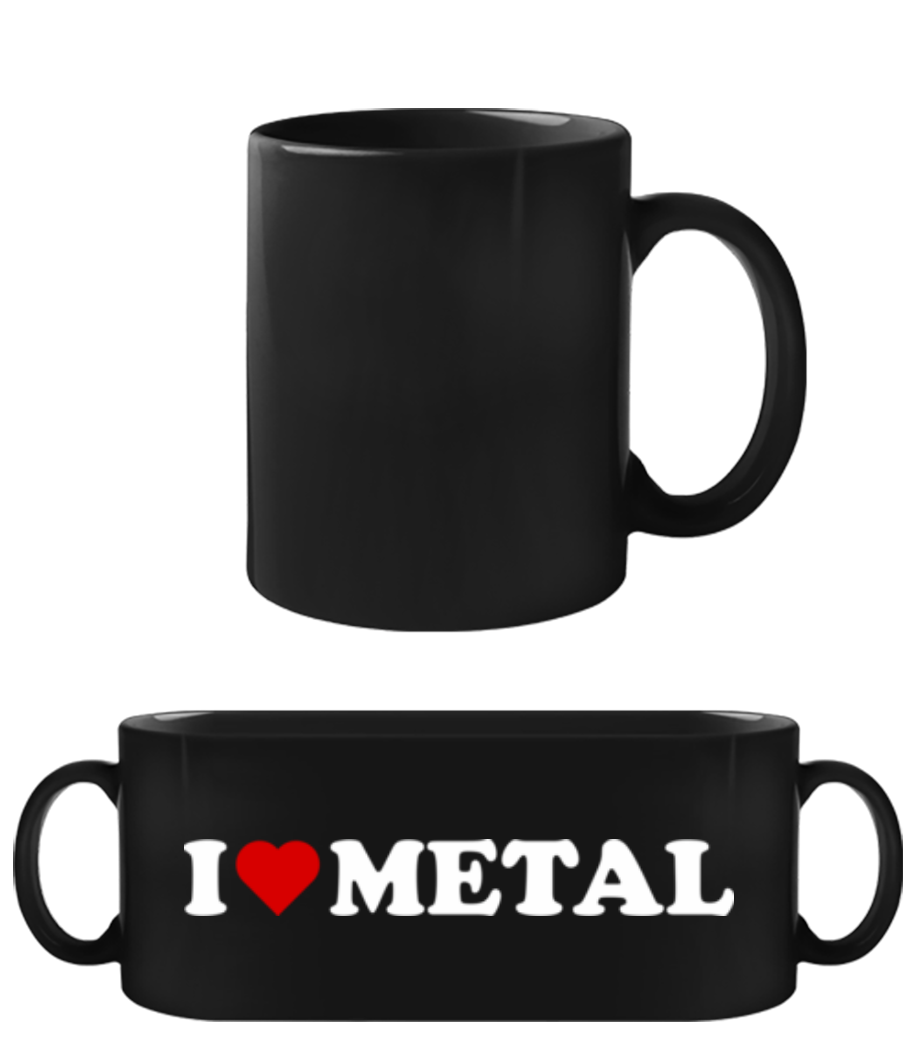 I Love Metal · Tasse Noire