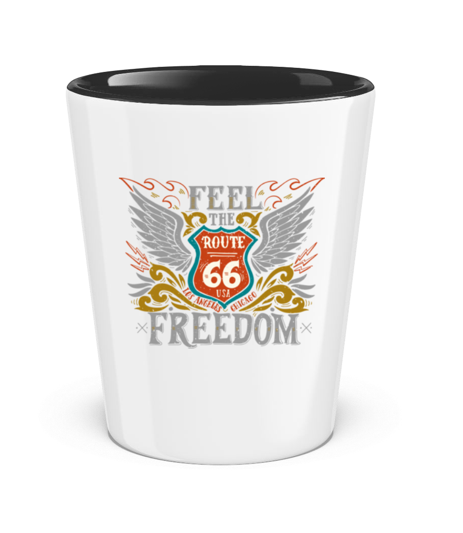 Feel the Freedom · Verre à shot bicolore