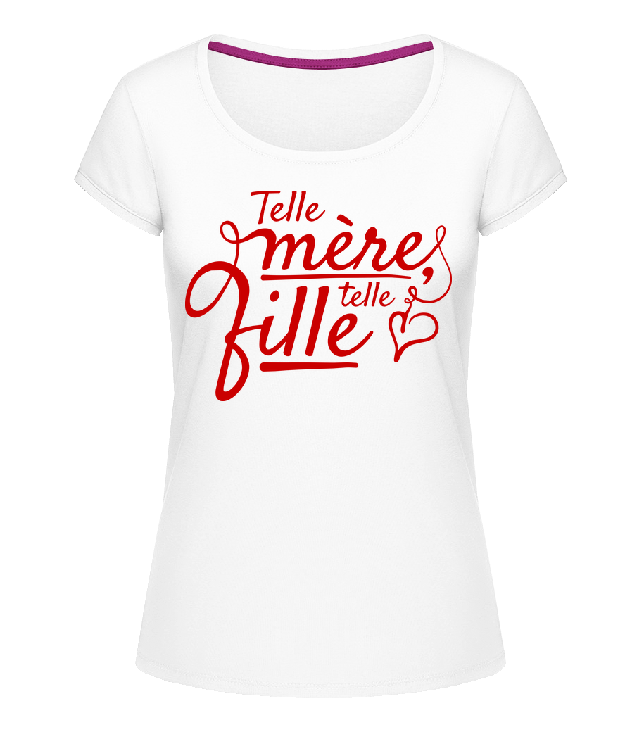 Telle Mère Telle Fille · T-shirt col en U Femme