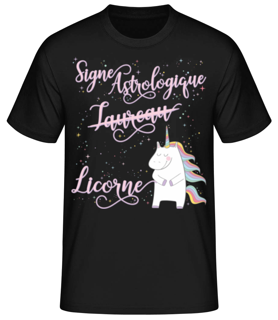 Signe Astrologique Licorne Taureau · T-shirt standard Homme
