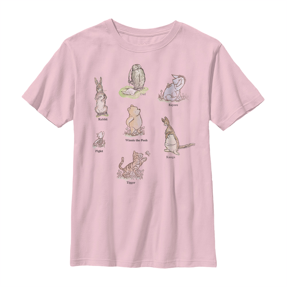 Disney - Winnie l'ourson - Photo de groupe Winnie Poster - Enfant T-shirt