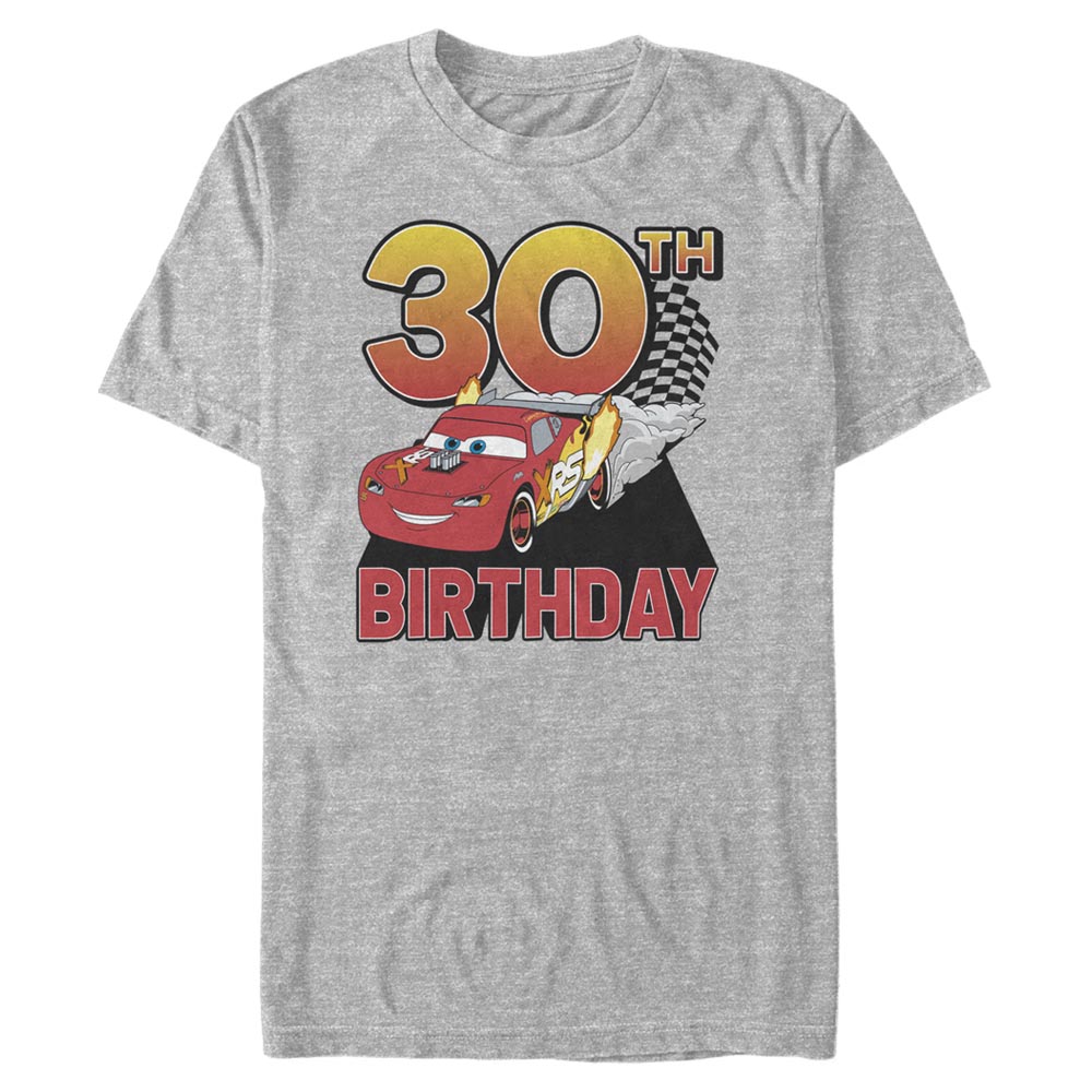 Pixar - Cars - Photo de groupe Lightning Birthday 30 - Birthday - Homme T-shirt