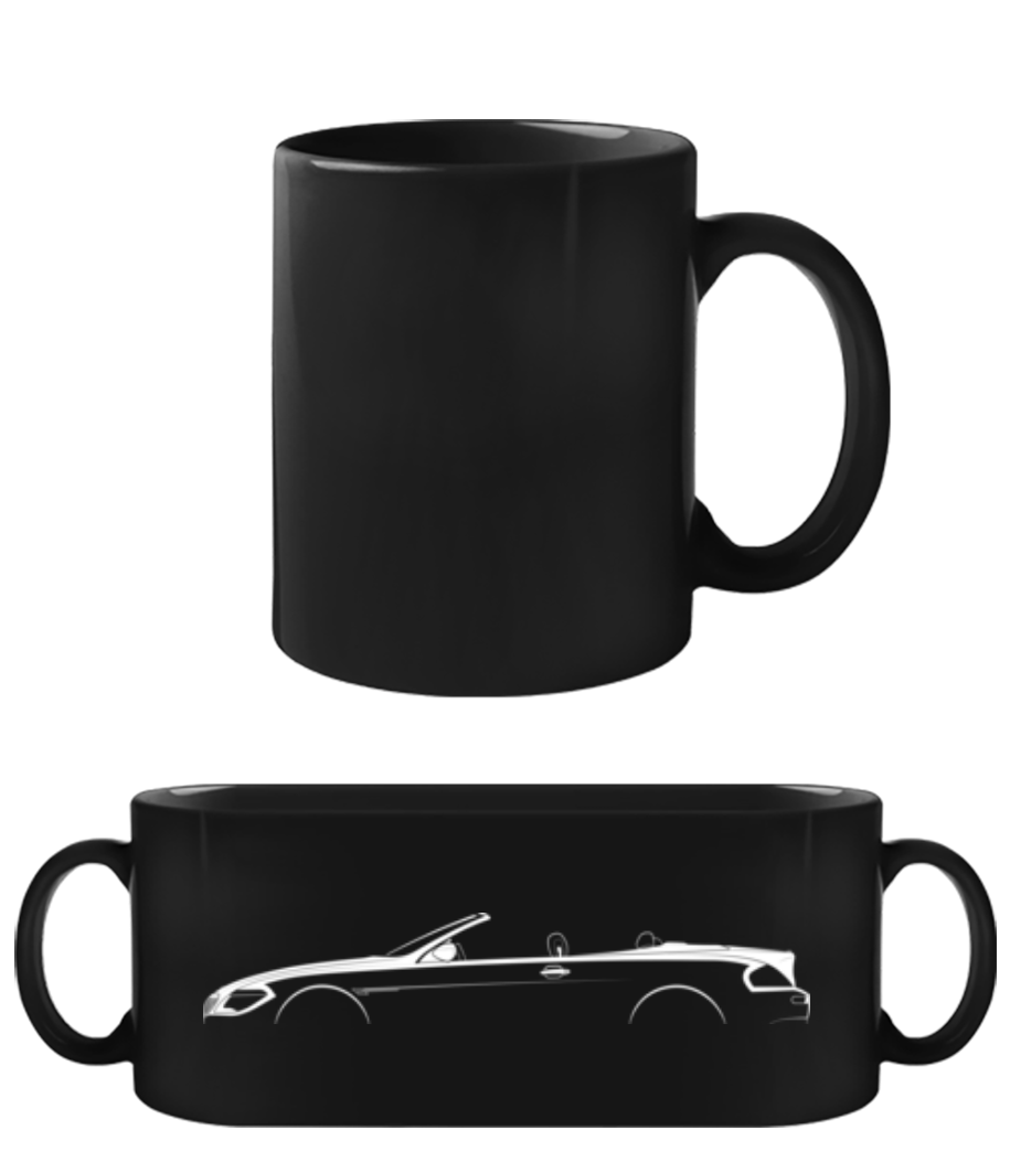 'BMW M6 Cabrio (E63)' Silhouette · Tasse Noire