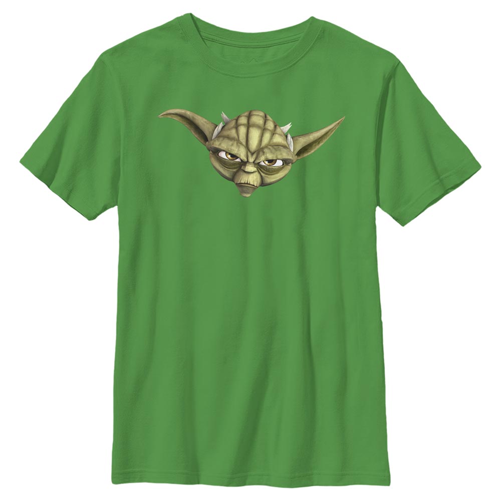 Star Wars - The Clone Wars - Yoda Face - Enfant T-shirt