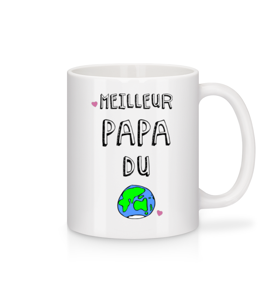 Meilleur Papa Du Monde · Mug en céramique blanc