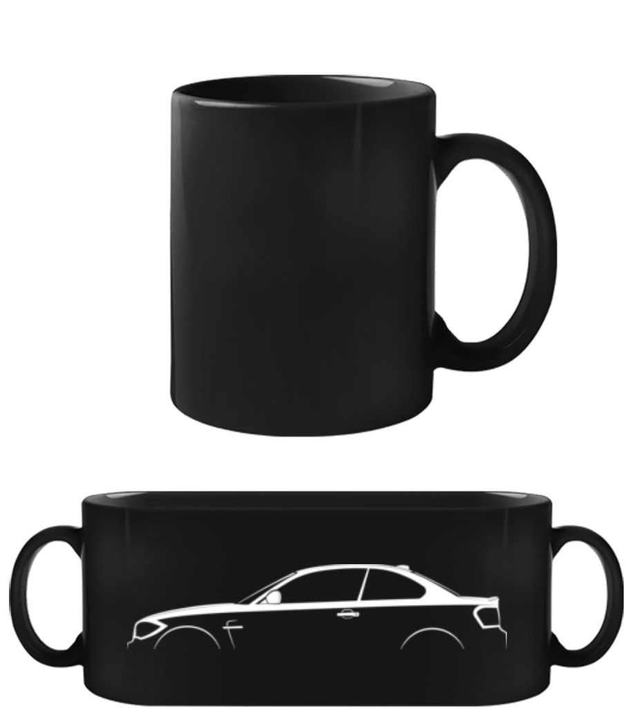 'BMW 1M Coupe E82' Silhouette · Tasse Noire
