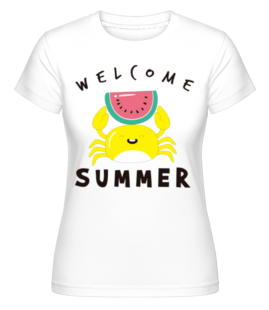Welcome Summer Crab ·  T-shirt Shirtinator femme