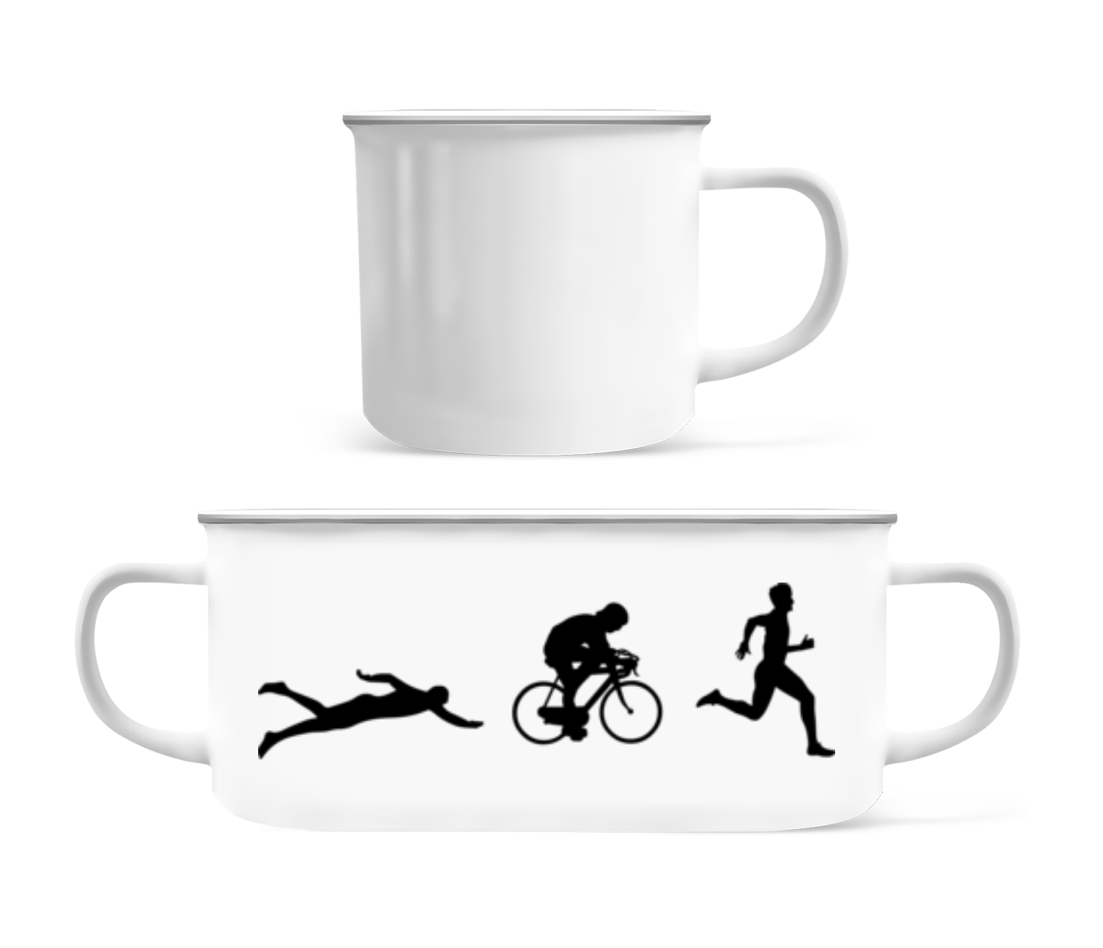 Triathlon · Tasse Émaillée