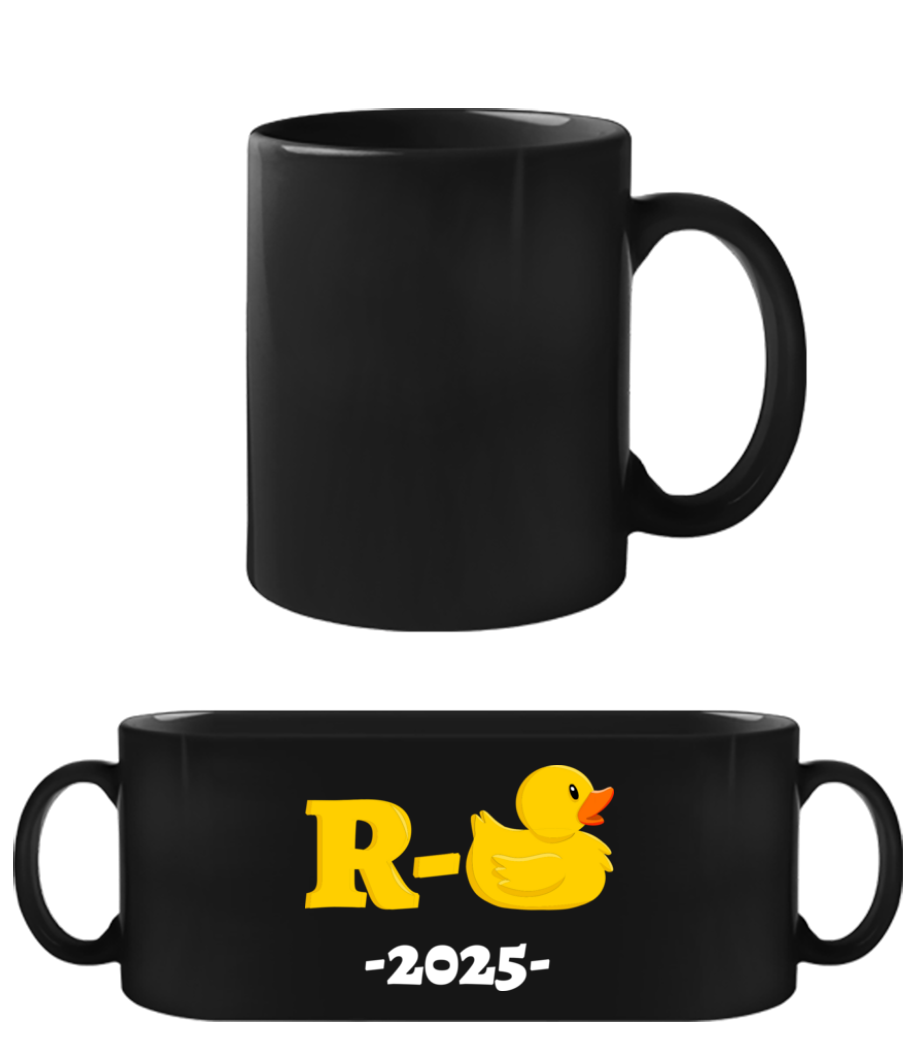 R-Ente 2025 · Schwarze Tasse