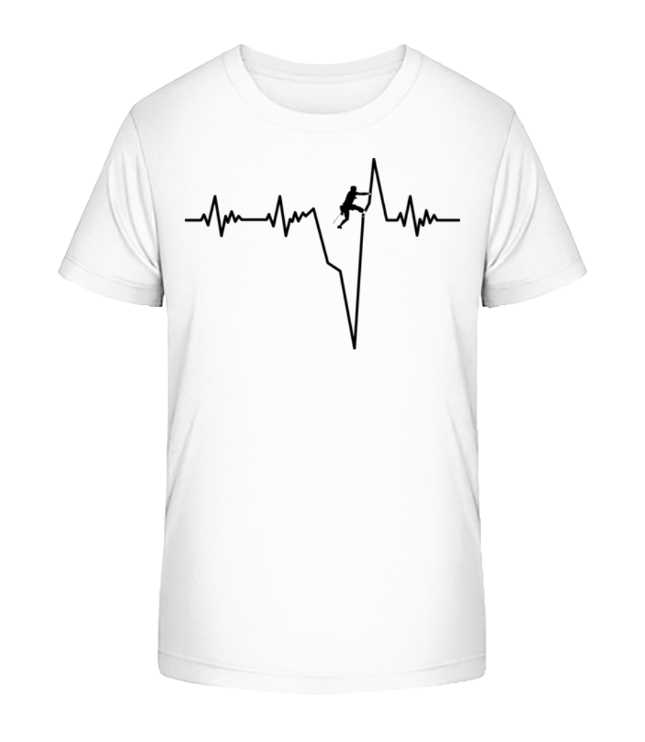 Bouldering Heartbeat · T-shirt bio Enfant Stanley Stella 2.0