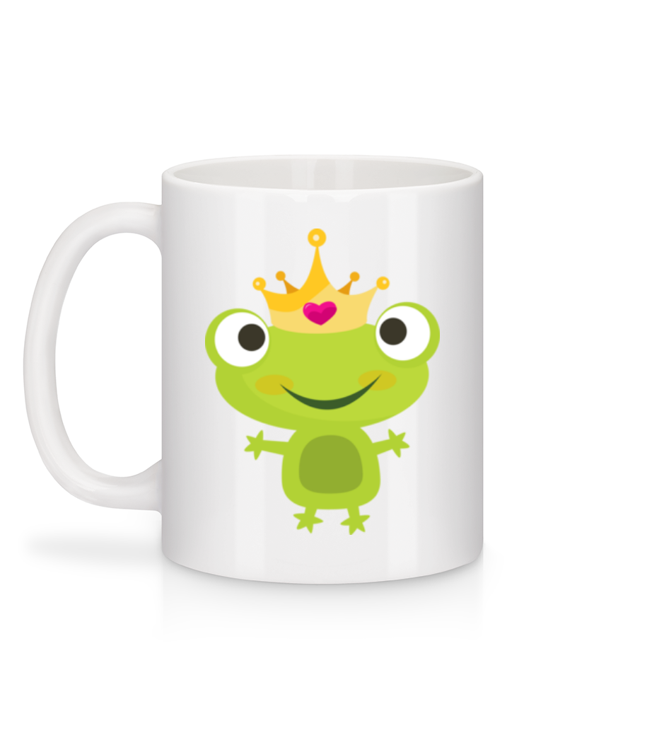 Princess Frog - Mug en céramique blanc - Blanc - Derrière