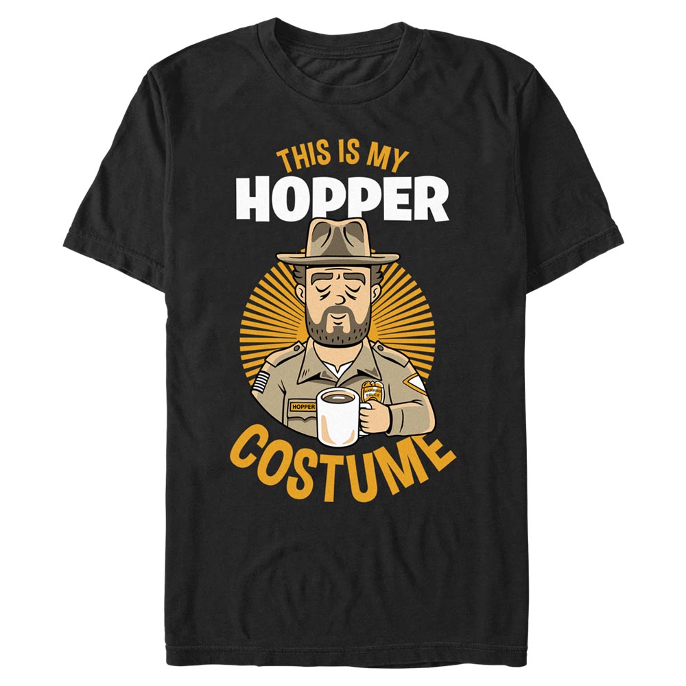 Netflix - Stranger Things - Hopper Costume - Halloween - Homme T-shirt