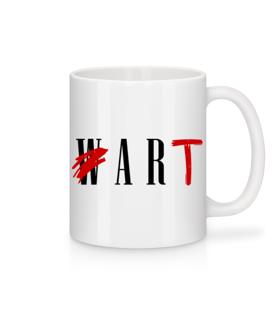 Art Not War · Mug en céramique blanc