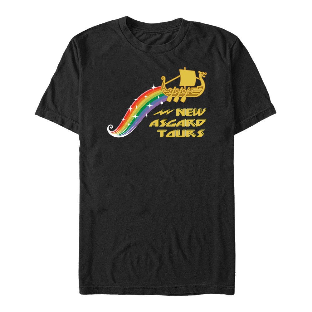 Marvel - Thor Love and Thunder - Logo Rainbow Tours - Pride - Homme T-shirt