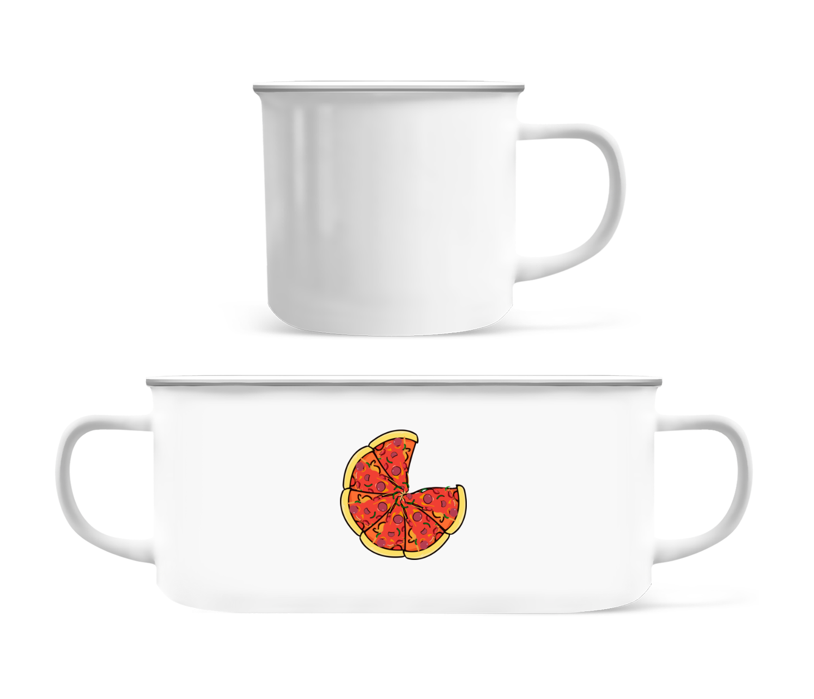 Pizza · Tasse Émaillée