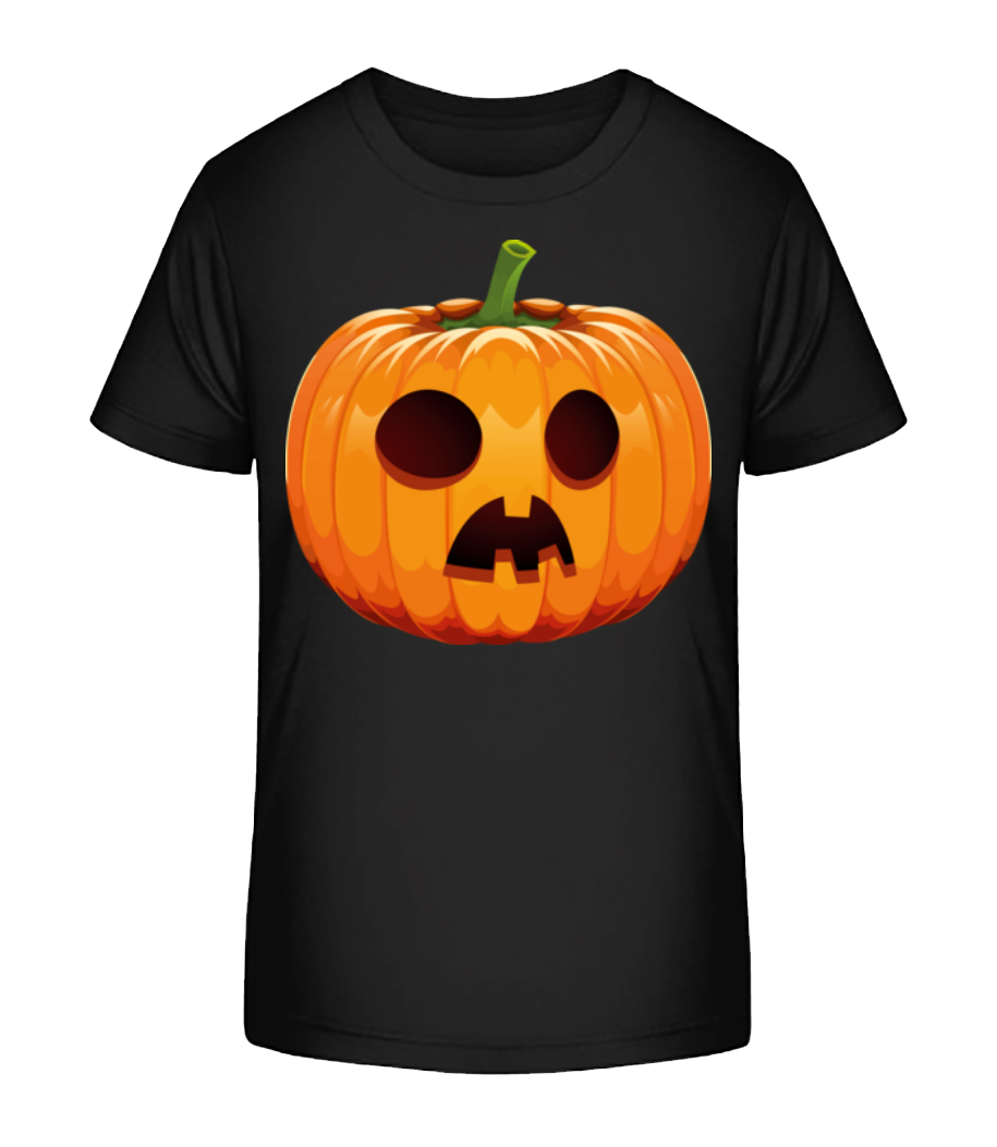 Aperçu: Citrouille Étonné - T-shirt bio Enfant Stanley Stella 2.0 - Noir - Devant