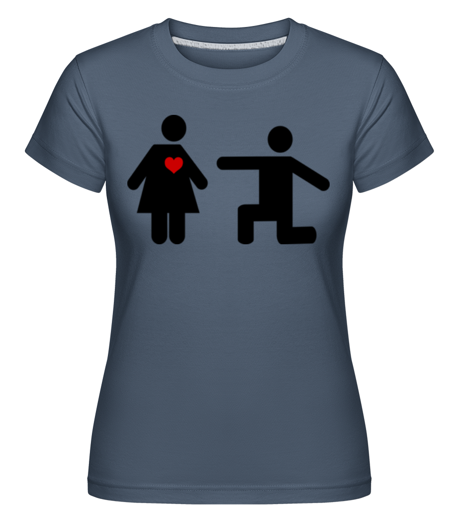 Femme Et Homme Et Cœur Logo ·  T-shirt Shirtinator femme