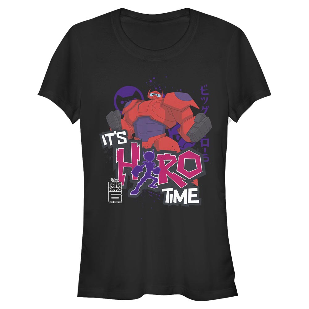 Disney - Les Nouveaux Héros - Hiro & Baymax Hero Time Baymax - Femme T-shirt