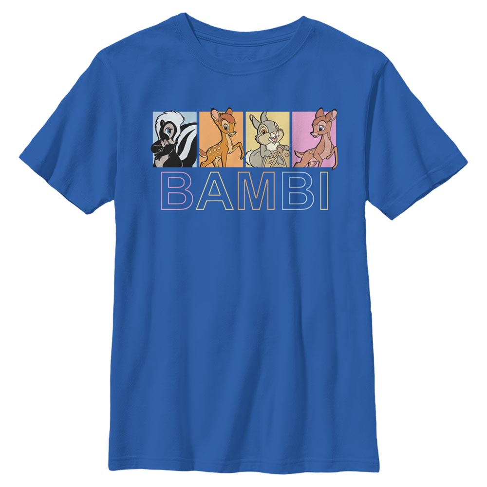 Disney Classics - Bambi - Photo de groupe Characters Box Up - Enfant T-shirt