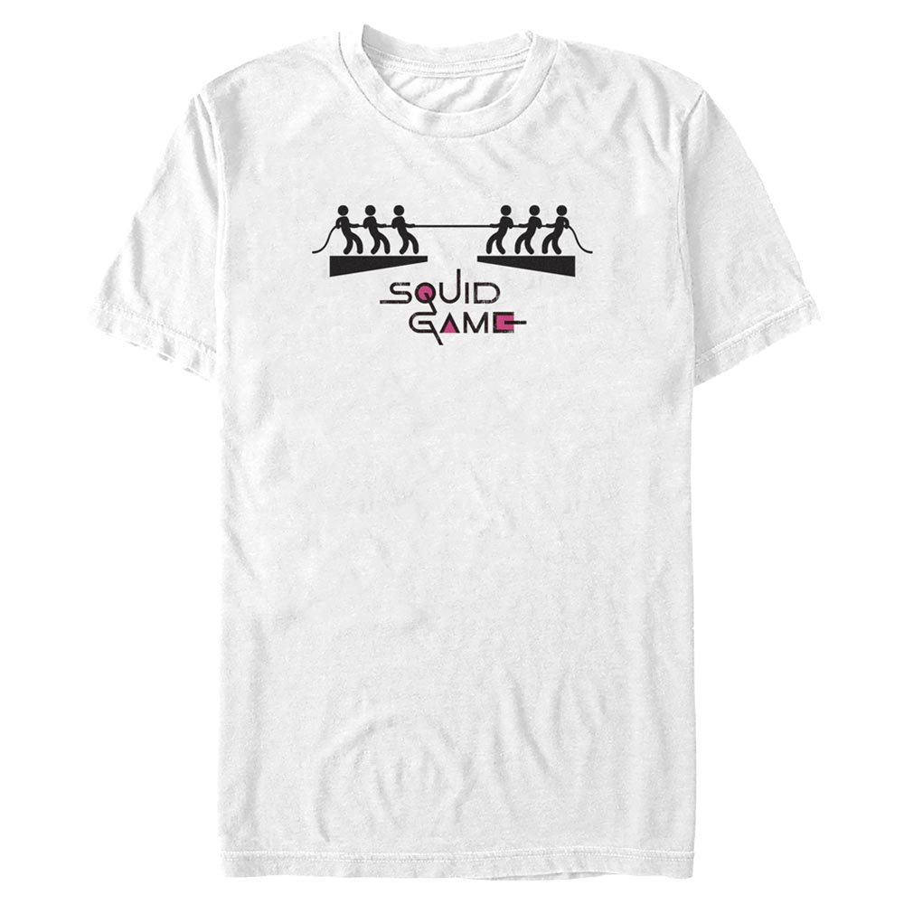 Aperçu: Netflix - Squid Game - Logo Squid Icon 6 - Homme T-shirt - Blanc - Devant