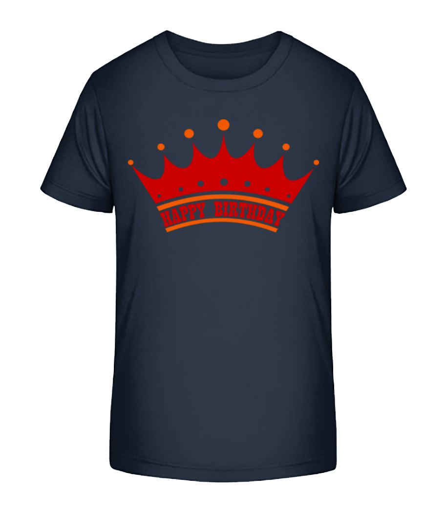 Happy Birthday Couronne · T-shirt bio Enfant Stanley Stella 2.0