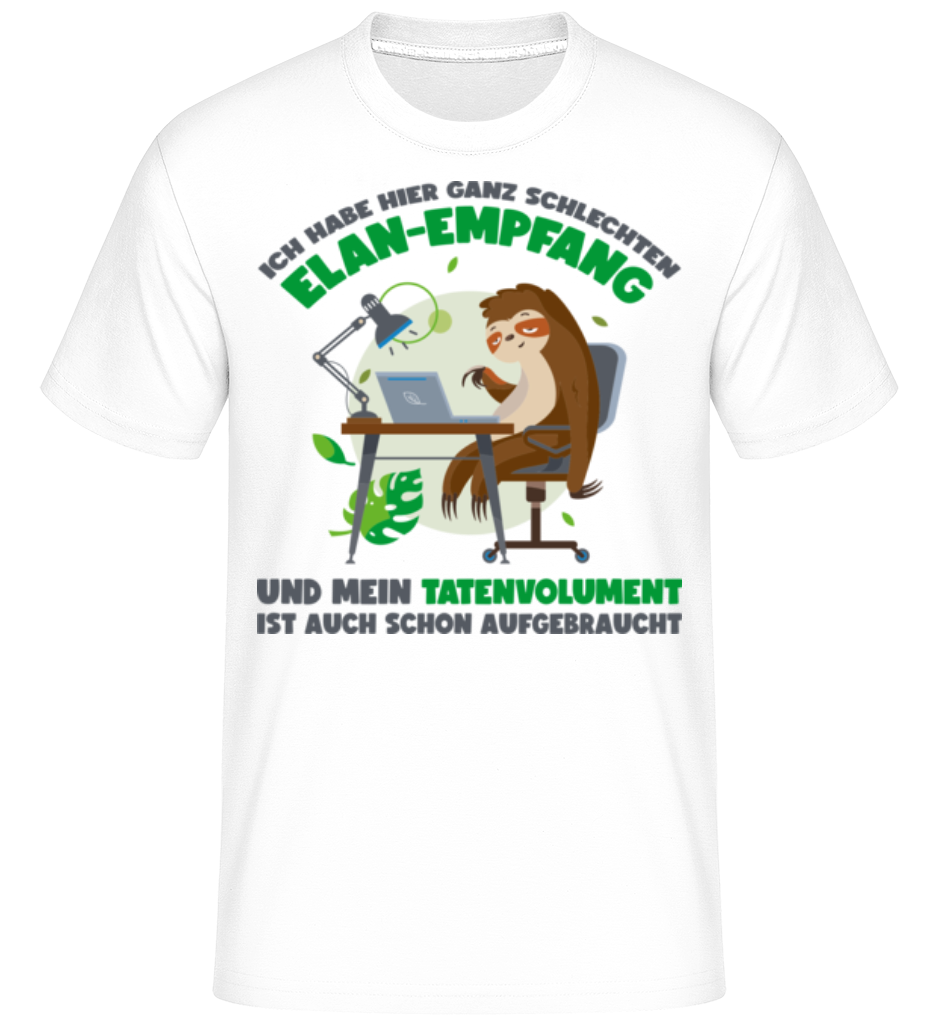 Schlechter Elan Empfang · Shirtinator Männer T-Shirt