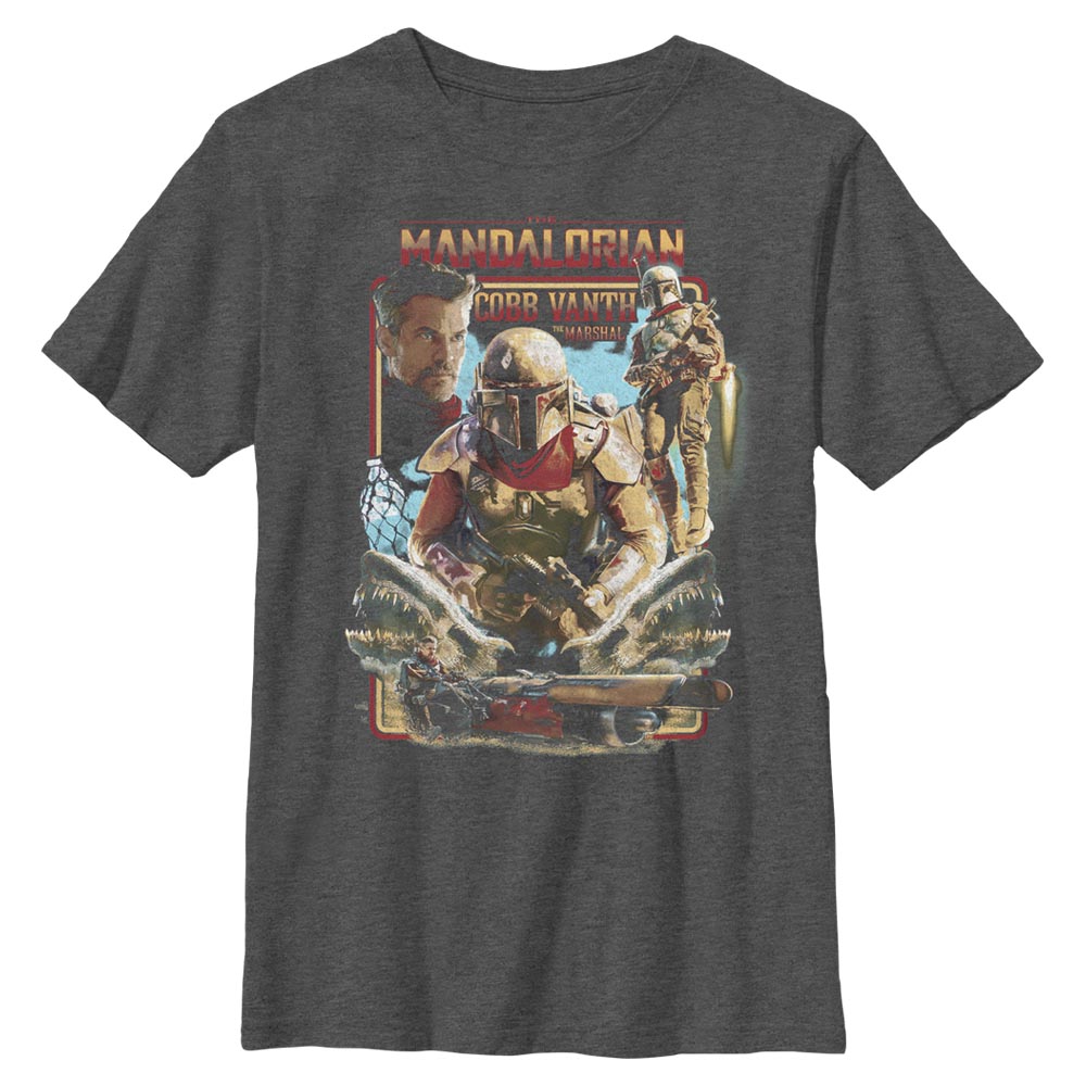 Star Wars - The Mandalorian - Photo de groupe Helmet Ona Cobb - Enfant T-shirt
